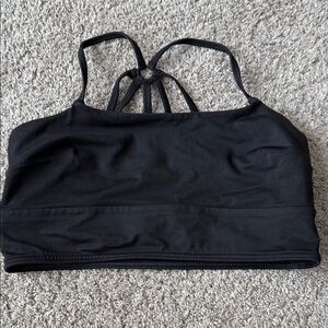 Soma Black Strappy Sports Bra sz medium